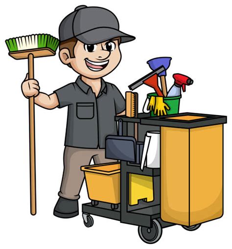 janitor clipart|1,700+ Janitor Clip Art Stock Illustrations, Royalty.